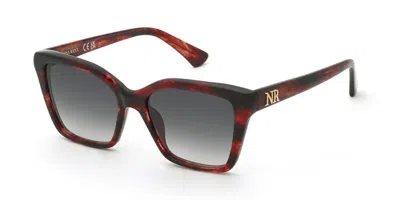 Nina Ricci Snr479 0vc8 Women's Sunglasses Tortoiseshell Size 54 In Burgundy
