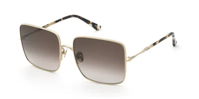 Nina Ricci Snr483 300j Women's Sunglasses Gold Size 60