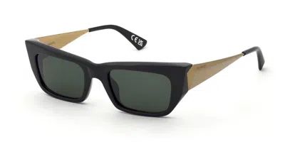 Nina Ricci Snr486 0700 Women's Sunglasses Black Size 52
