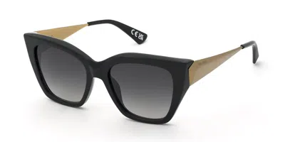 Nina Ricci Snr487 700k Women's Sunglasses Black Size 54 In Multi