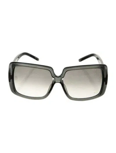 Pre-owned Nina Ricci Square Gradient Sunglasses In Gray