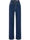 Nina Ricci Jeans With Belt Loops In Blue