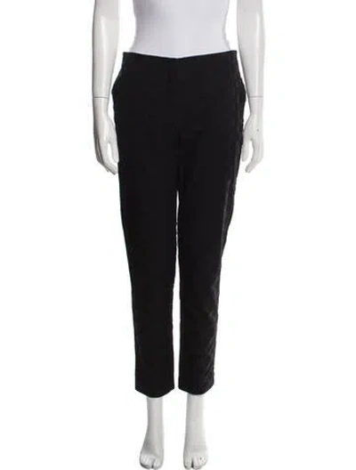 Pre-owned Nina Ricci Straight Leg Pants In Black
