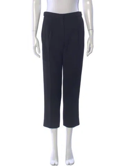 Pre-owned Nina Ricci Straight Leg Pants In Blue