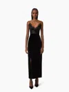 Nina Ricci Straight Velvet Skirt