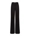 Nina Ricci High Waist Pleated Wide-leg Trousers In Black