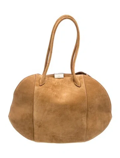 Pre-owned Nina Ricci Suede Shoulder Bag In Brown