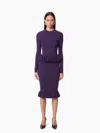 Nina Ricci Ruffle-detailing Wool-blend Top