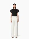 Nina Ricci Puff-sleeve T-shirt In Black