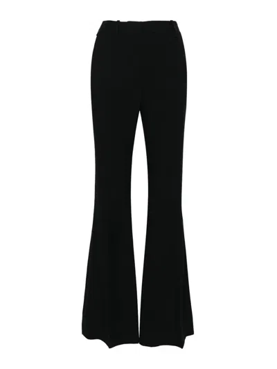 Nina Ricci Tailore Flare Trousers In Black  