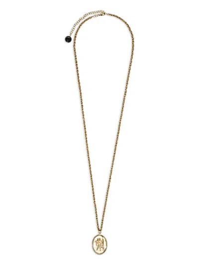 Nina Ricci Three Graces Pendant Necklace In Gold