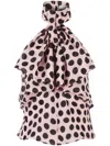 Nina Ricci Top In Dots/blush