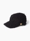 Nina Ricci Charm-detail Tweed Baseball Cap