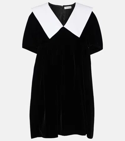 NINA RICCI VELVET MINIDRESS