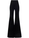 Nina Ricci Velvet Trousers In Black  