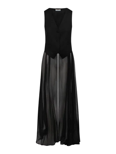 NINA RICCI CHALECO - NEGRO