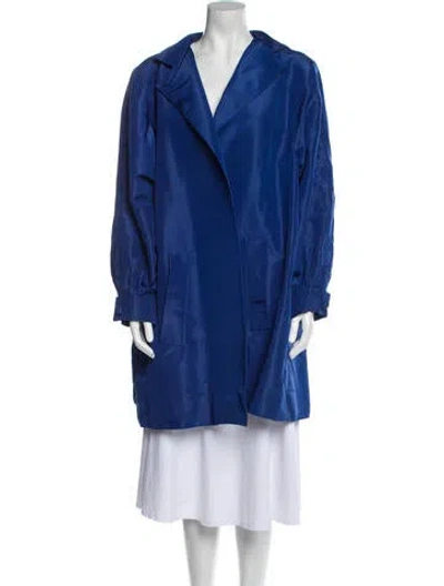 Pre-owned Nina Ricci Vintage 1980's Coat In Blue