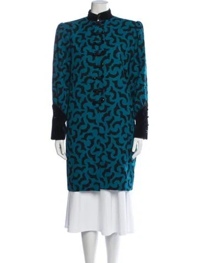 Pre-owned Nina Ricci Vintage 1980's Jacket In Blue