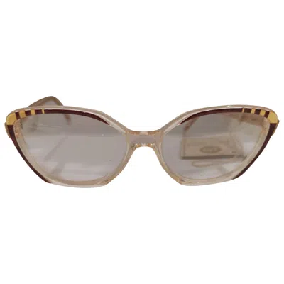 Pre-owned Nina Ricci Vintage 1990s Women's Frame Glasses Nwot Italian Design In Brown