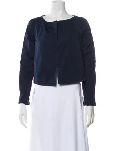 Pre-owned Nina Ricci Vintage Late 1990's - Early 2000's Evening Jacket In Blue