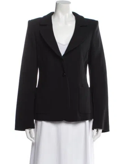 Pre-owned Nina Ricci Virgin Wool Blazer In Gray