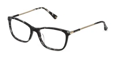 Nina Ricci Vnr254 Men's Glasses, Tortoiseshell, Size 52 In Black