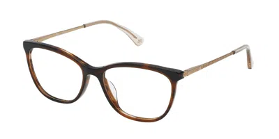 Nina Ricci Vnr281 Women's Glasses, Brown, Size 53 In Multi