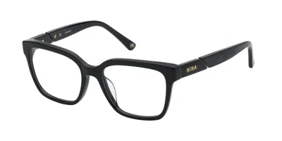 Nina Ricci Vnr306 Men's Glasses, Black, Size 52