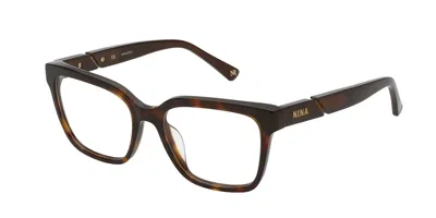Nina Ricci Vnr306 Men's Glasses, Tortoiseshell, Size 52 In Red