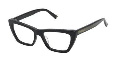 Nina Ricci Vnr363 Women's Glasses, Black, Size 52
