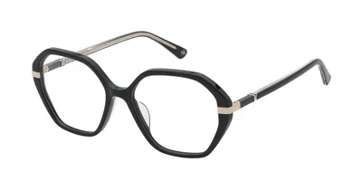 Nina Ricci Vnr370 Women's Glasses, Black, Size 53