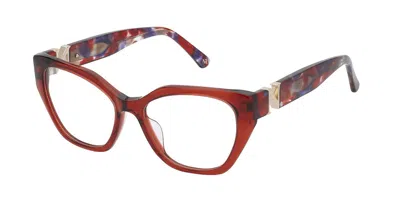 Nina Ricci Vnr371v Women's Glasses, Red, Size 52