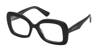 Nina Ricci Vnr383 Women's Glasses, Black, Size 51