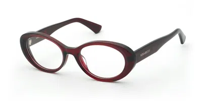Nina Ricci Vnr445 09wa Occhiali Da Vista Rossi Per Uomo (solo Montatura)