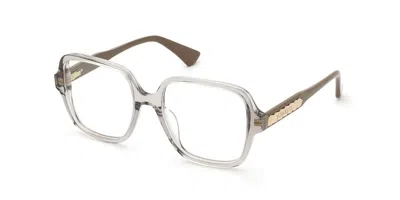 Nina Ricci Vnr446 07t1 Men's Glasses Brown Size 53 - Free Lenses - Blue Light Block Available In Metallic