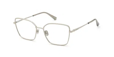 Nina Ricci Vnr452v A39y Men's Glasses Silver Size 54 - Free Lenses - Blue Light Block Available In Gray
