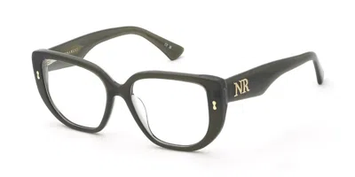 Nina Ricci Vnr465 0act Women's Glasses Green Size 53 - Free Lenses - Blue Light Block Available