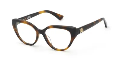 Nina Ricci Vnr467 0752 Women's Glasses Tortoiseshell Size 52 - Free Lenses - Blue Light Block Available In Brown