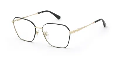 Nina Ricci Vnr474 0301 Women's Glasses Black Size 55 - Free Lenses - Blue Light Block Available In Gold