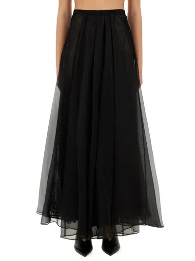 NINA RICCI VOLUMINOUS" MAXI SKIRT