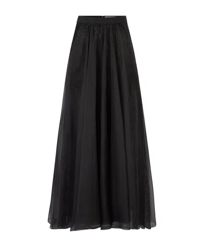 Nina Ricci Voluminous Maxi Skirt In Black