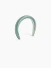 Nina Ricci Voluminous Satin Headband One Size In Green
