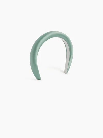 Nina Ricci Voluminous Satin Headband One Size In Green
