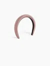 Nina Ricci Voluminous Satin Headband One Size In Pink
