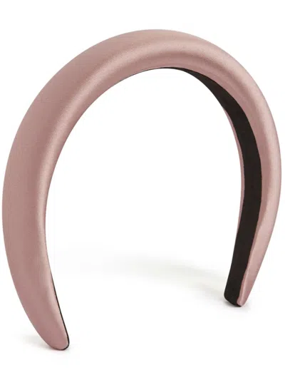 Nina Ricci Voluminous Satin Headband In Pink