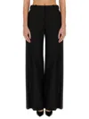 Nina Ricci High Waist Pleated Wide-leg Trousers