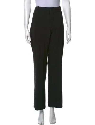 Pre-owned Nina Ricci Wide Leg Pants In Black