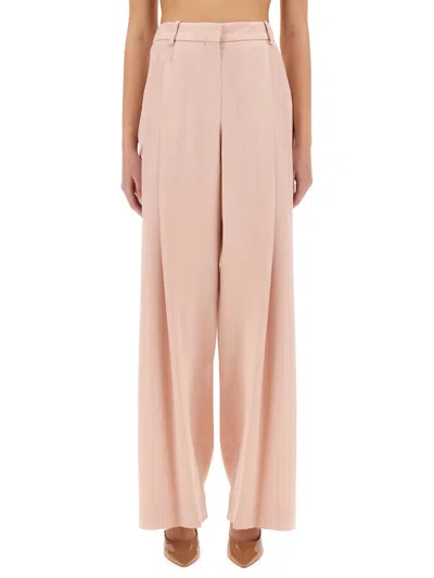 Nina Ricci High-waist Wide-leg Pants With Pleats