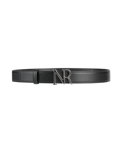 Nina Ricci Woman Belt Black Size 32 Leather