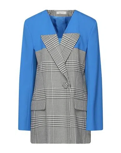 Nina Ricci Woman Blazer Azure Size 6 Polyester, Viscose, Elastane In Multi